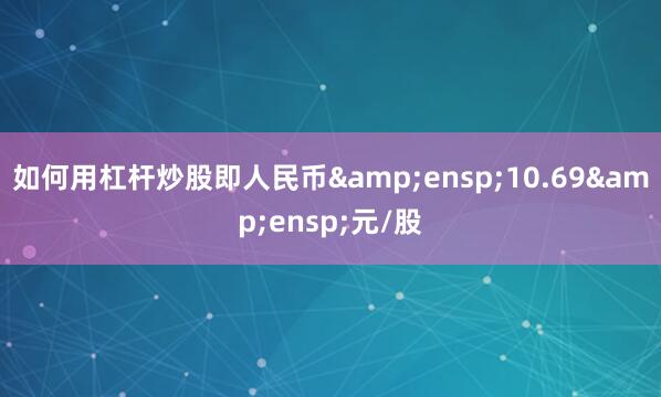 如何用杠杆炒股即人民币 10.69 元/股